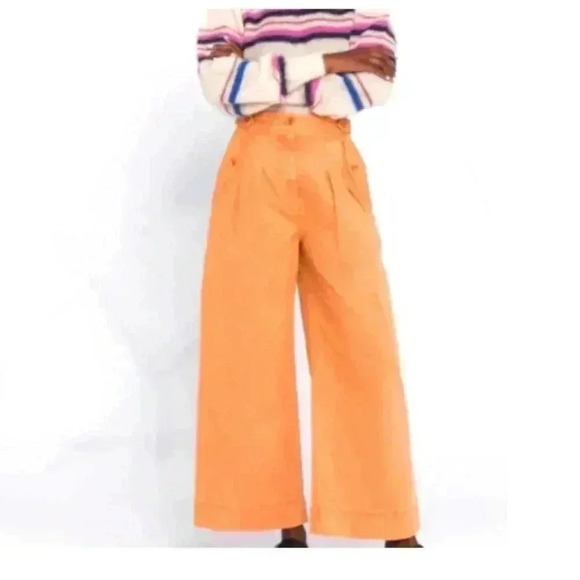 SALE NWT Ulla Johnson Wilde Pants Terracotta Size 8 - Picture 1 of 5